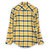[S] Visvim Reindeer Flannel L/S Shirt Beige / Navy