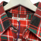 [L] DS! Needles Rebuild 7 Cut Oversized Flannel Shirt