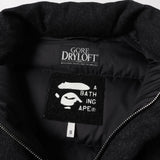 [S] BAPE GORE DRYLOFT WOOL DOWN JACKET BLACK