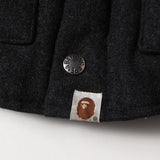 [S] BAPE GORE DRYLOFT WOOL DOWN JACKET BLACK