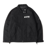 [S] BAPE WINDSTOPPER MELTON WOOL RAIN JACKET GREY
