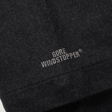 [S] BAPE WINDSTOPPER MELTON WOOL RAIN JACKET GREY