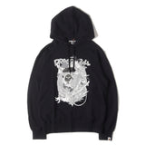 [XL] A BATHING APE BAPE X DRAGON BALL SUPER SON GOKU AND APE FACE HOODIE SWEATSHIRT BLACK