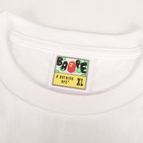 [XL] A BATHING APE BAPE X DRAGON BALL SUPER SUPER HERO PAN AND SON GOHAN AND SON GOKU BABY MILO T-SHIRT WHITE