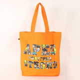 [FREE] A BATHING APE BAPE X DRAGON BALL SUPER ALL STAR APE FACE CANVAS TOTE BAG ORANGE