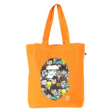 [FREE] A BATHING APE BAPE X DRAGON BALL SUPER ALL STAR APE FACE CANVAS TOTE BAG ORANGE