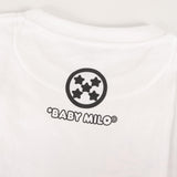 [XL] A BATHING APE BAPE X DRAGON BALL Z BABY MILO TRUNKS AND MECHA FRIEZA T-SHIRT WHITE