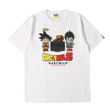[XL] A BATHING APE BAPE X DRAGON BALL Z SON GOKU AND SON GOHAN BABY MILO T-SHIRT WHITE
