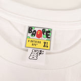 [XL] A BATHING APE BAPE X DRAGON BALL Z BABY MILO SUPER SAIYAN AND CELL T-SHIRT WHITE