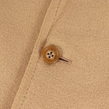 [L] A BATHING APE BAPE MR. BATHING APE MELTON WOOL CAMO LINED CHESTER COAT BEIGE