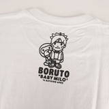 [M] A BATHING APE BAPE X BORUTO NARUTO NEXT GENERATIONS MILO CHARACTER T-SHIRT WHITE