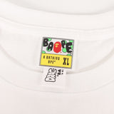 [XL] A BATHING APE BAPE X DRAGON BALL Z FATHER SON KAMEHAMEHA BIG APE HEAD T-SHIRT WHITE