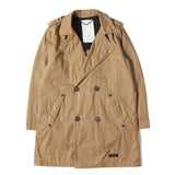 [M] NEIGHBORHOOD COTTON TWILL TRENCH COAT (MIL-TRENCH) BEIGE