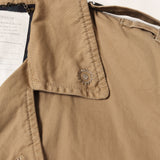 [M] NEIGHBORHOOD COTTON TWILL TRENCH COAT (MIL-TRENCH) BEIGE