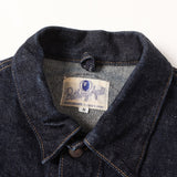 [S] A BATHING APE CHAMPION LOGO DENIM JACKET
