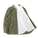 [2] UNDERCOVER 99AW AMBIVALENCE-ERA VINTAGE REMAKE REVERSIBLE MILITARY SHIRT OLIVE