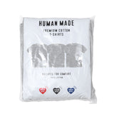 [L] HUMAN MADE 23AW PREMIUM COTTON 3-PACK T-SHIRT SET GRAY