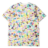 [L] A BATHING APE MULTICAM APE CAMO REVERSIBLE TEE