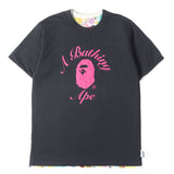 [L] A BATHING APE MULTICAM APE CAMO REVERSIBLE TEE