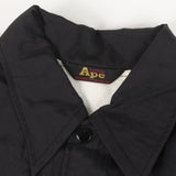 [M] A BATHING APE BAPE 90S PATCHES NYLON COACH JACKET BLACK