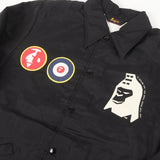 [M] A BATHING APE BAPE 90S PATCHES NYLON COACH JACKET BLACK