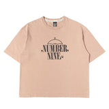[3] NUMBER NINE REVIVAL UMBRELLA LOGO HEAVY T-SHIRT BEIGE
