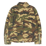[L] A BATHING APE BAPE 00S WOODLAND CAMO SWEAT SINGLE RIDERS JACKET