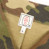 [L] A BATHING APE BAPE 00S WOODLAND CAMO SWEAT SINGLE RIDERS JACKET