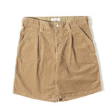 [2] NONNATIVE 26SS WORKER SHORTS COTTON CORD SULFUR DYE PAINTER SHORTS BEIGE