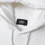[M] ERIC HAZE x FRAGMENT DESIGN REVERSE WEAVE SWEAT HOODIE (INSIDE OUT EXHIBITION) WHITE