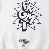 [M] ERIC HAZE x FRAGMENT DESIGN REVERSE WEAVE SWEAT HOODIE (INSIDE OUT EXHIBITION) WHITE