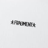 [M] ERIC HAZE x FRAGMENT DESIGN REVERSE WEAVE SWEAT HOODIE (INSIDE OUT EXHIBITION) WHITE