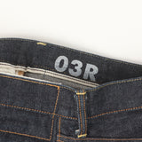 [32W 30L]  VISVIM 17SS SOCIAL SCULPTURE 03 UNWASHED DENIM JEANS