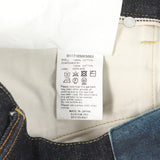 [32W 30L]  VISVIM 17SS SOCIAL SCULPTURE 03 UNWASHED DENIM JEANS