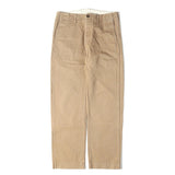 [1] VISVIM 15AW CHINO PANTS DMGD SLUB PANTS BEIGE JAPAN