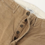 [1] VISVIM 15AW CHINO PANTS DMGD SLUB PANTS BEIGE JAPAN