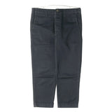[1] VISVIM HIGHER-WATER CHINO CROPPED PANTS BLACK