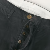 [1] VISVIM HIGHER-WATER CHINO CROPPED PANTS BLACK