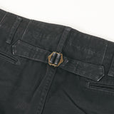 [1] VISVIM HIGHER-WATER CHINO CROPPED PANTS BLACK