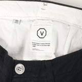 [M] VISVIM HIGHER WATER CHINO PANTS CROPPED COTTON BLACK