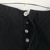 [M] VISVIM HIGHER WATER CHINO PANTS CROPPED COTTON BLACK