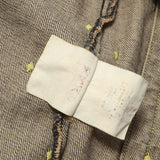 [L] UNDERCOVER 02SS THE ILLUSION HAZE-ERA DIAMOND DOT BEAR EMBROIDERY DENIM JACKET BLACK