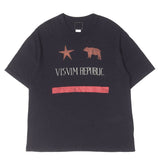 [4] VISVIM JUMBO TEE S/S REPUBLIC CALIFORNIA GRAPHIC TEE NAVY