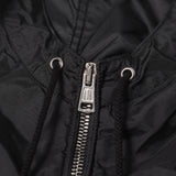 [2] NUMBER NINE 09SS NYLON ZIP HOODIE JACKET (NNJ-S911) BLACK