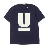 [XL] UNDERCOVER U-LOGO CREWNECK T-SHIRT NAVY