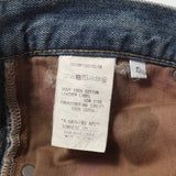 [S] A BATHING APE BAPE 22AW LOGO EMBROIDERY VINTAGE PROCESSED DENIM PANTS INDIGO