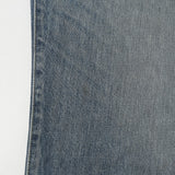 [S] A BATHING APE BAPE 22AW LOGO EMBROIDERY VINTAGE PROCESSED DENIM PANTS INDIGO
