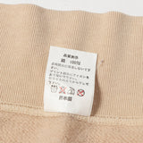 [L] A BATHING APE BAPE 00s FOOT SOLDIER MAYO RAGLAN SWEATSHIRT BEIGE