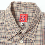 [M] BAPE MONKEY FACE TARTAN CHECK SHIRT