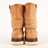 VISVIM WABANAKI BOOTS LEATHER PECOS BOOTS LIGHT BROWN